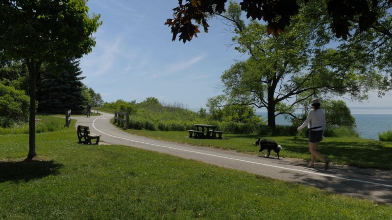 At the Park — Looking out over Lake Ontario on a Beautiful DayKeywords: Canada, Scenic, Ontario