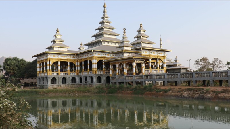 Buddhist Pagoda — Myanmar, Burma, Burmese, Karen, Scenic
