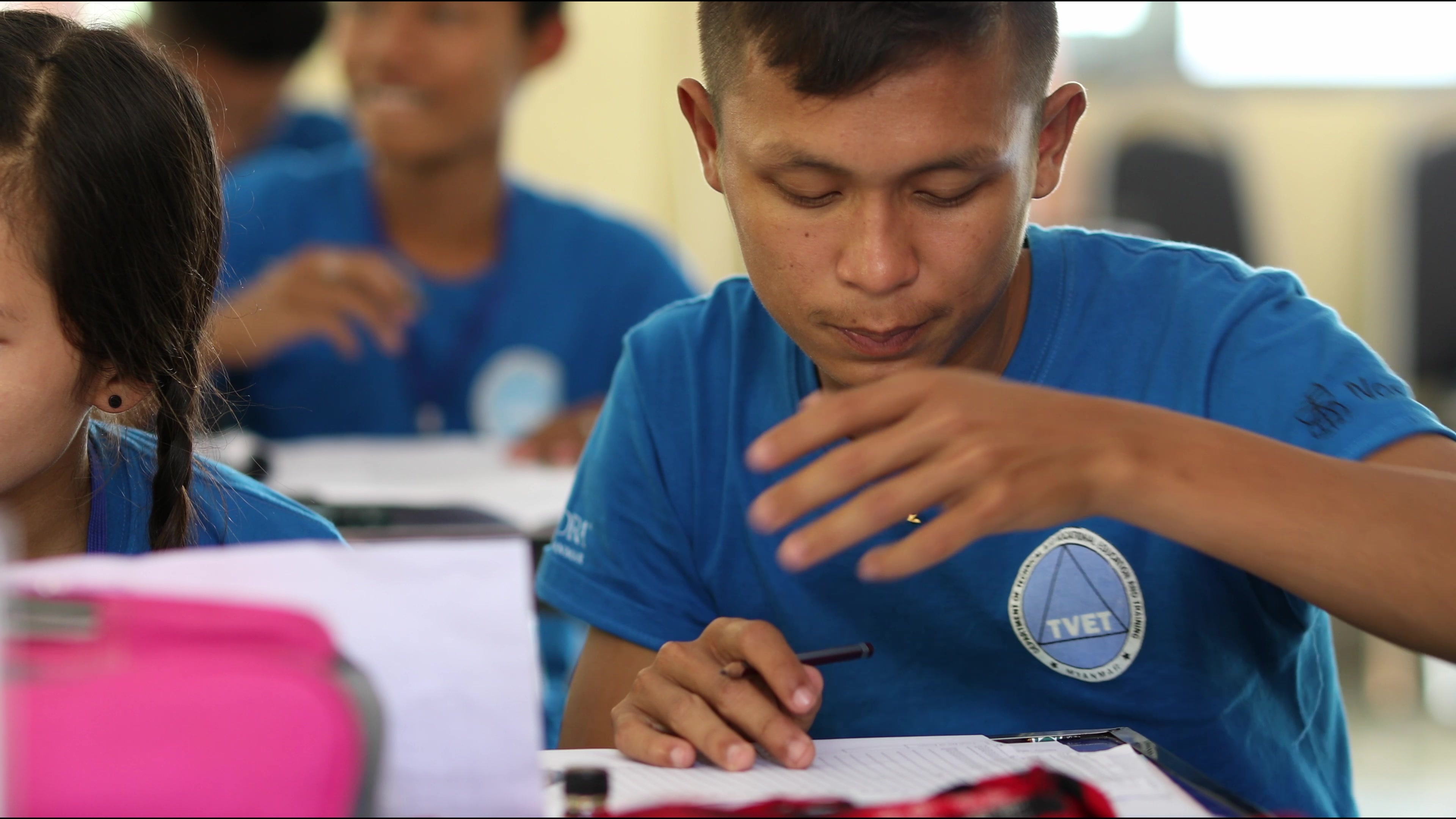 Trade School Students