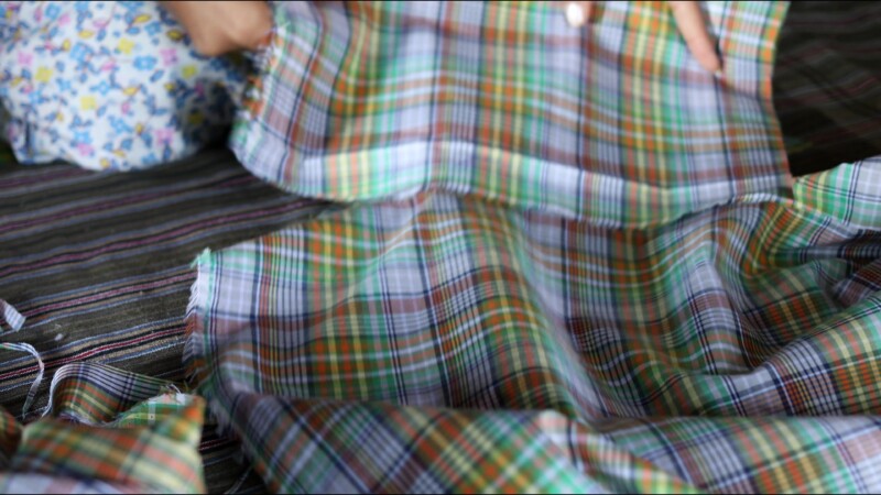 Small Clothes Making Shop — Young hearing impaired girl opens her own business making clothes out of her home, thanks to the training that she has received f...