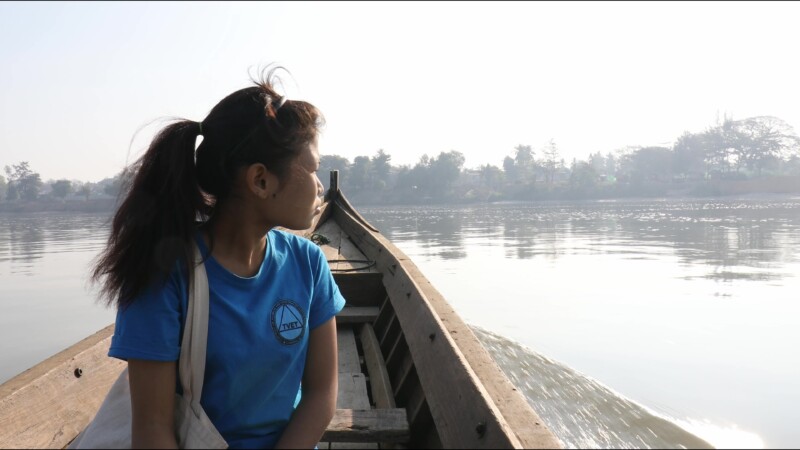 Attending a Trade school — Young hearing impaired girl goes to a trade school each day to learn how to make clothes so she can start her own income generatin...