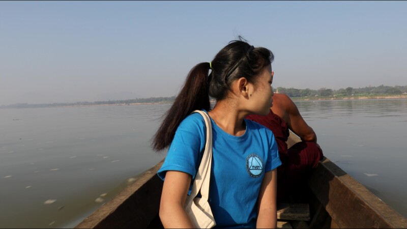 Attending a Trade school — Young hearing impaired girl goes to a trade school each day to learn how to make clothes so she can start her own income generatin...