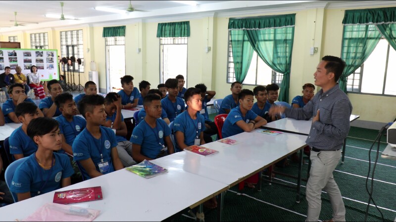 Students at A Trade School — Young Men learn a trade at a school in Myanmar, built and run by ADRA. — Myanmar, Burma, Burmese, Karen, students