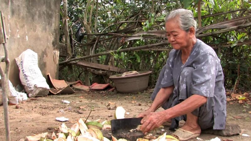 Chopping Coconuts