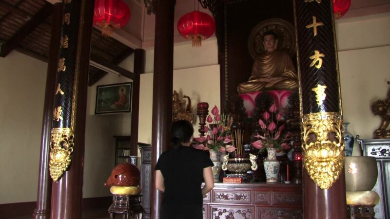 Woman at the Pagoda