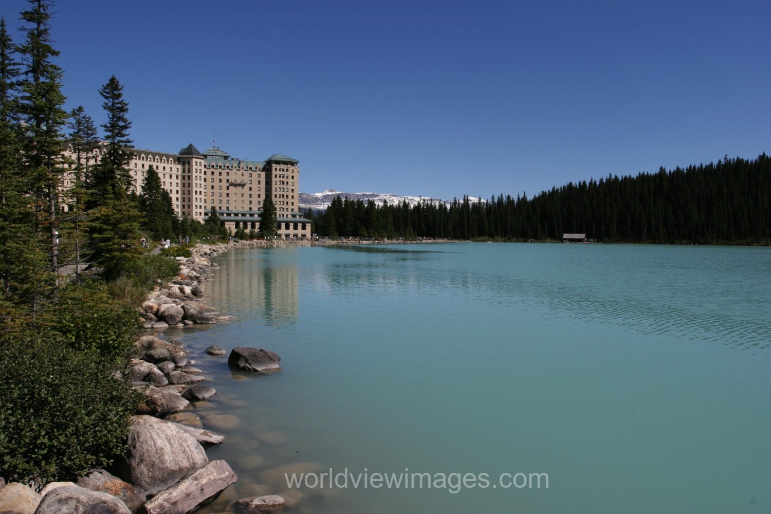 Stock Images of Lakes: Lake Louise in Banff National Park in Canada
